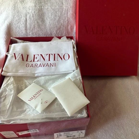 Valentino Garavani Tan Studded Sandals 60MM Rockstud Block Heal NWT dusk bag - Picture 7 of 14